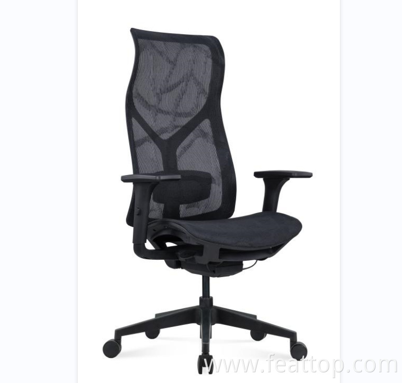 Good Quality Nylon Mesh Office Chair White Color Portable Adjustable Office Chair